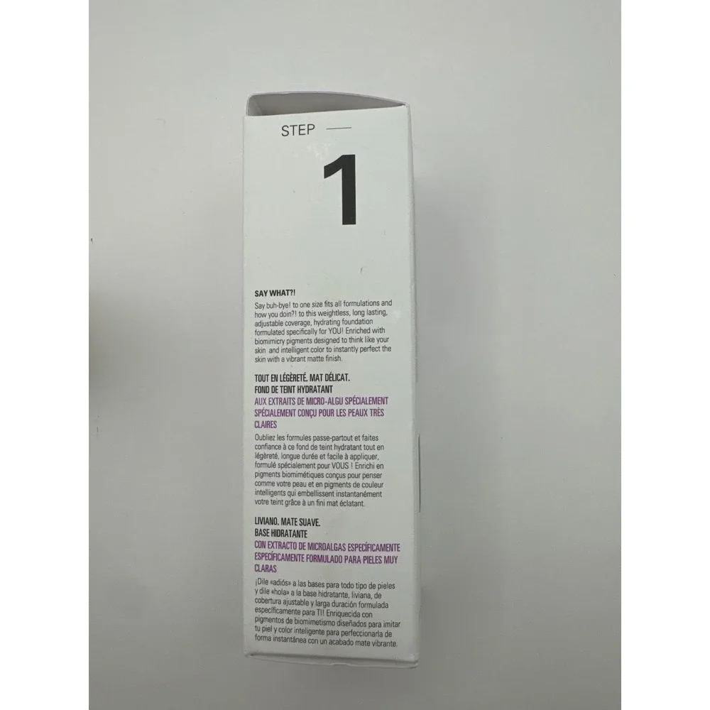 UOMA Beauty‎ Say What?! Weightless Soft Matte  Foundation White Pearl T1N BNIB